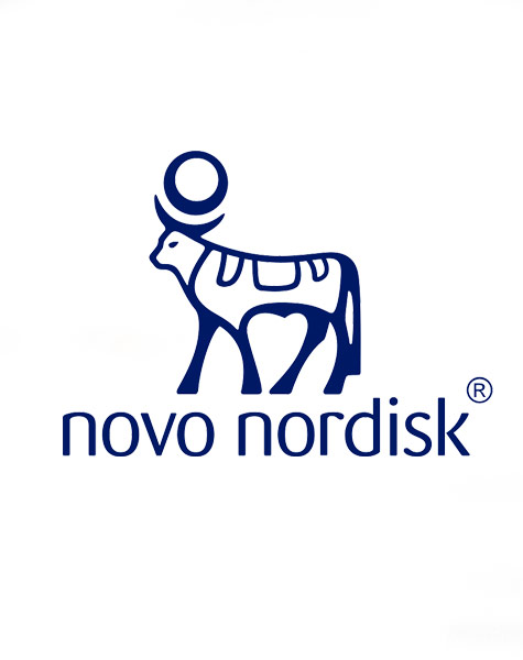 Novo Nordisk logo — Med Honors recognized Pharmaceutical